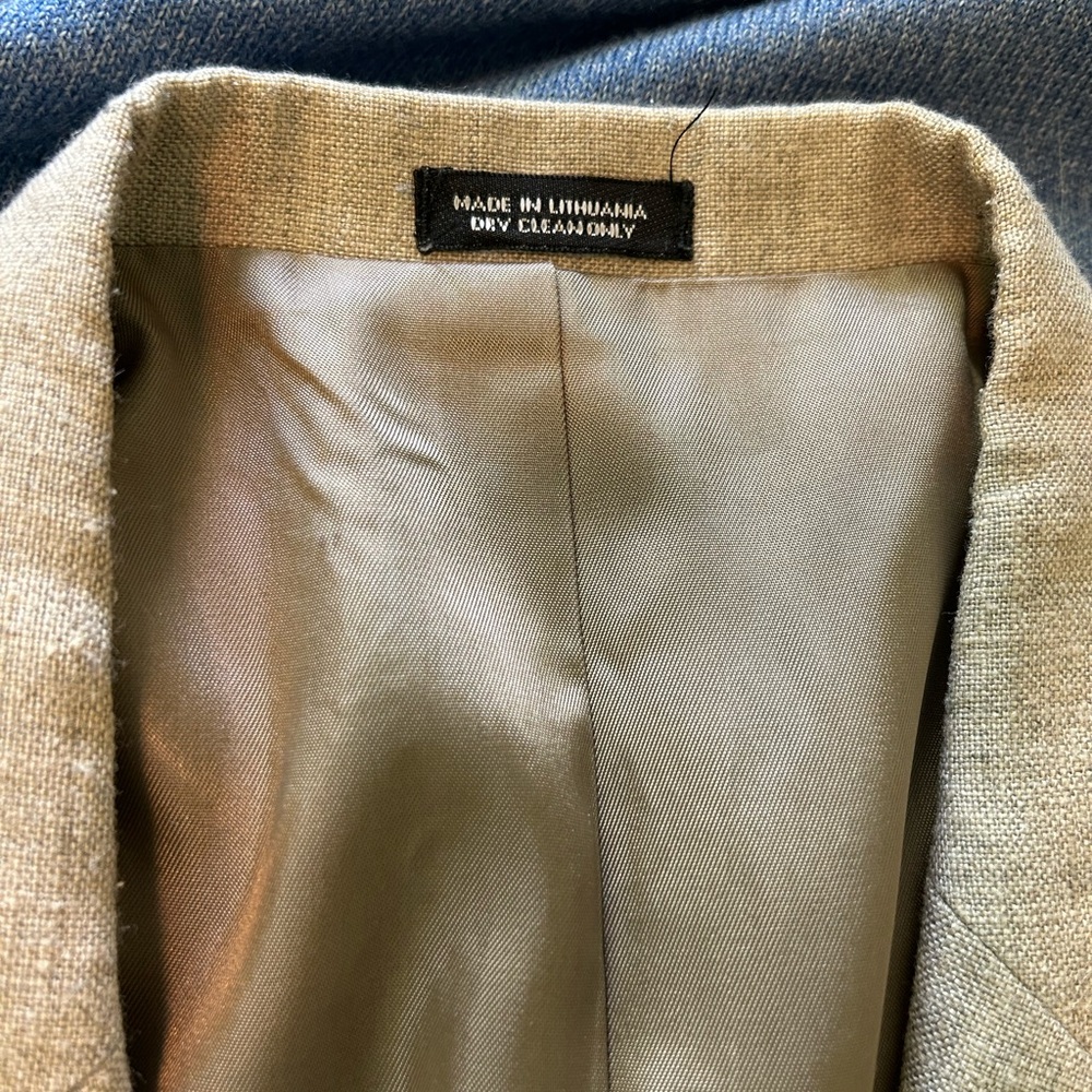 80’s Robert Stock Linen Beige Blazer
